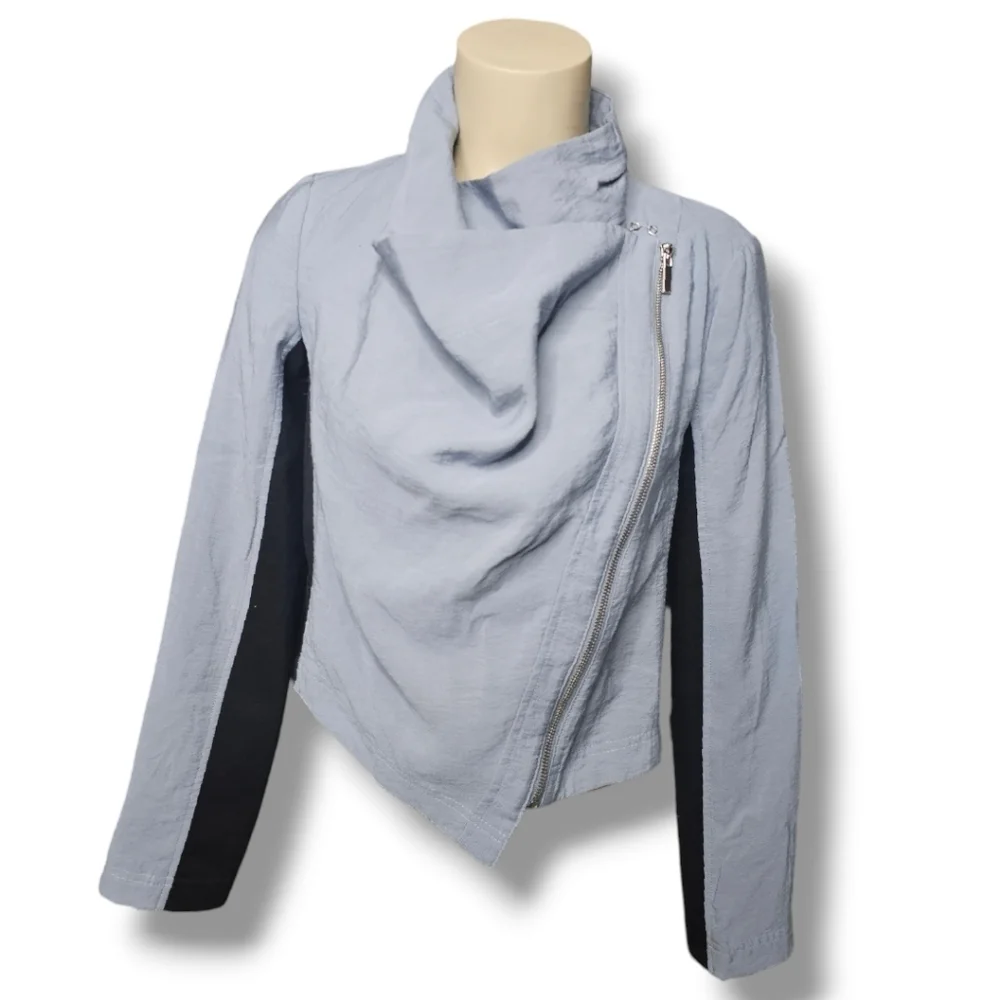 Rachel Roy Women’s Asymmetrical Zip Combo Jacket / Blazer Size S - Picture 2 of 6